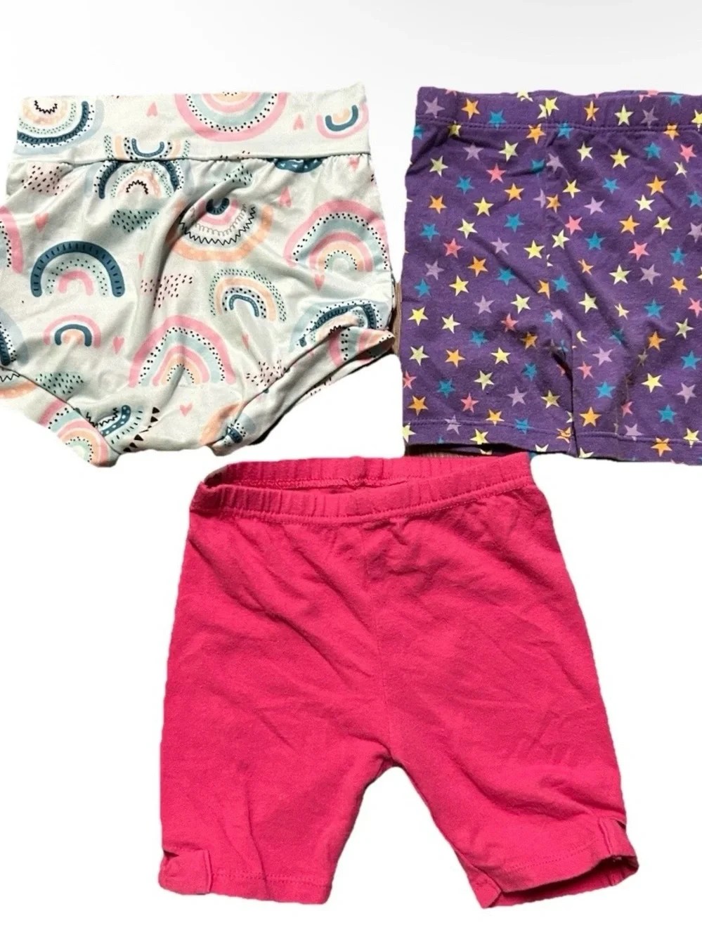 Toddler Girl Summer Clothing Short Sleeve Bodysuits Shorts Size 18-24 Months